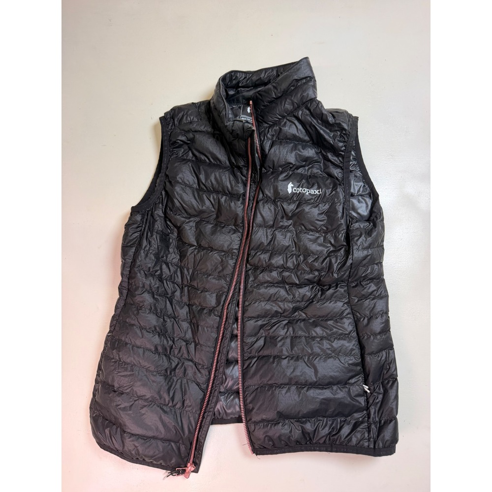 Cotopaxi Fuego Down Vest Women Small Black Excellent 800-Fill Ripstop Nylon
